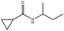 Cyclopropanecarboxamide, N-(1-methylpropyl)- (9CI) Structure