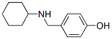 4-[(cyclohexylamino)methyl]phenol 化学構造式
