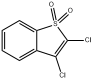 2,3-dichlorobenzothiophene 1,1-dioxide 结构式