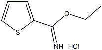 Ethylthiophene-2-carboximidoatehydrochloride, 54610-52-5, 结构式