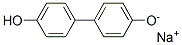 sodium 4-(4-hydroxyphenyl)phenolate Structure