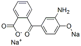 o-(3-Amino-4-sodiooxybenzoyl)benzoic acid sodium salt Struktur
