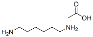 hexane-1,6-diamine acetate Structure