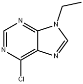 6-氯-9-乙基-9H-嘌呤 结构式