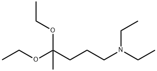 4,4-DIETHOXY-1-(DIETHYLAMINO)PENTANE 结构式