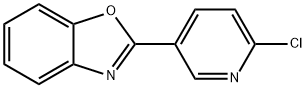 2-(6-Chloropyridin-3-yl)-1,3-benzoxazole 结构式