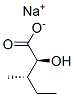 sodium [S-(R*,R*)]-2-hydroxy-3-methylvalerate  Struktur