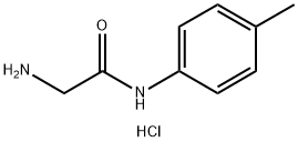 2-Amino-N-(4-methylphenyl)acetamide hydrochloride,54643-64-0,结构式