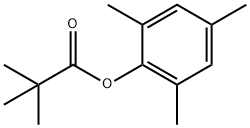 Pivalic acid mesityl ester Struktur