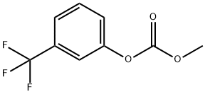 Carbonic acid methyl[3-(trifluoromethyl)phenyl] ester Structure