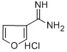 3-FURANCARBOXIMIDAMIDE HYDROCHLORIDE Structure
