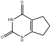 6,7-dihydro-5H-cyclopenta[d]pyrimidine-2,4-diol Struktur