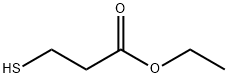 3-メルカプトプロピオン酸エチル 化学構造式