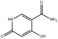 4,6-二羟基烟酰胺,5466-41-1,结构式