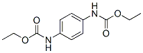 N-[4-(Ethoxycarbonylamino)phenyl]carbamic acid ethyl ester Structure