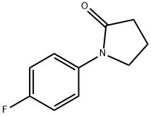 1-(4-フルオロフェニル)ピロリジン-2-オン 化学構造式