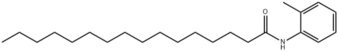 HexadecanaMide, N-(2-Methylphenyl)-,54662-37-2,结构式