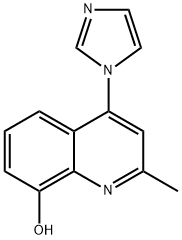 8-HYDROXY-4-(1H-IMIDAZOL-YL)-2-METHYLQUINOLINE,54666-28-3,结构式
