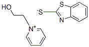 2-Mercaptobenzothiazole, 1-(hydroxyethyl)pyridinium salt|