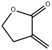 2-甲烯基丁内酯,547-65-9,结构式