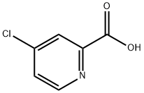 4-クロロピコリン酸 化学構造式