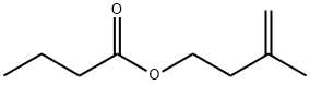 3-METHYLBUT-3-EN-1-YLBUTYRATE 结构式