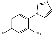 5-クロロ-2-(1H-イミダゾール-1-イル)アニリン 化学構造式