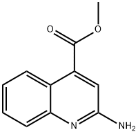 methyl 2-aminoquinoline-4-carboxylate Struktur