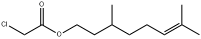 3,7-dimethyloct-6-enyl 2-chloroacetate,5471-50-1,结构式