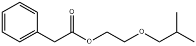 2-(2-methylpropoxy)ethyl 2-phenylacetate 化学構造式