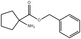 1-氨基环戊烷-1-羧酸苄酯,5471-59-0,结构式