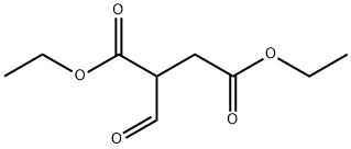 2-ホルミルこはく酸ジエチル 化学構造式