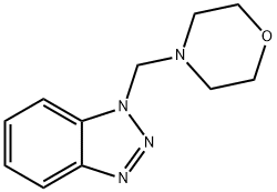 (4-MORPHOLINYLMETHYL)BENZOTRIAZOLE  97%& Structure