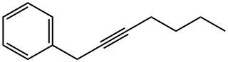 1-Phenyl-2-heptyne Structure