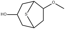 6-Methoxy-8-thiabicyclo[3.2.1]octan-3-ol Struktur