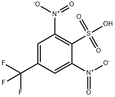 2,6-dinitro-4-trifluoromethylbenzenesulfonic acid Struktur