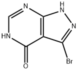 3-BROMO-1H-PYRAZOLO[3,4-D]PYRIMIDIN-4-OL Structure