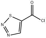 1,2,3-Thiadiazole-5-carbonyl chloride (9CI) Structure