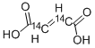 FUMARIC ACID-2 3-14C Structure