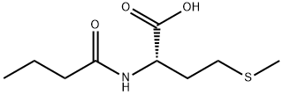 N-(1-oxobutyl)-L-methionine Structure