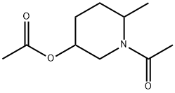 Acetic acid 1-acetyl-6-methylpiperidin-3-yl ester,54751-95-0,结构式