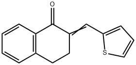 2-(2-THIENYLIDENE)-1-TETRALONE 化学構造式