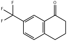 7-三氟甲基-1-四氢萘酮,54752-50-0,结构式