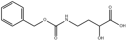 2-HYDROXY-4-BENZYLOXYCARBONYLAMINE BUTANOIC ACID Structure