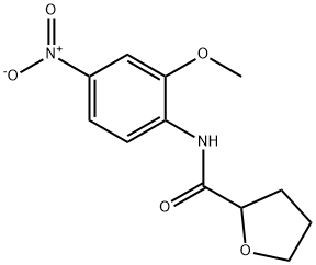 N-(2-甲氧基-4-硝基苯基)-2-四氢呋喃甲酰胺, 547707-22-2, 结构式