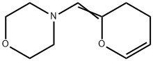4-[(3,4-Dihydro-2H-pyran-2-ylidene)methyl]morpholine Struktur