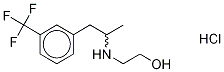 rac Hydroxyethyl Norfenfluramine Hydrochloride,54779-69-0,结构式