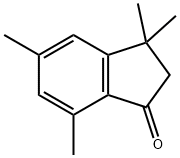 3,3,5,7-テトラメチル-1-インダノン 化学構造式