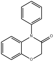 4-フェニル-2H-1,4-ベンゾオキサジン-3(4H)-オン 化学構造式