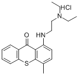 lucanthone hydrochloride Struktur